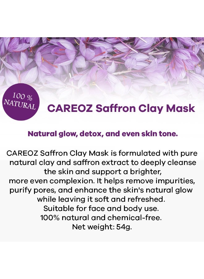 CAREOZ Rose + Saffron Detox & Glow All-Over Mask Duo - Image 2